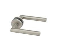 THIRARD - Paire de Béquilles pour Porte - Inox - Usage Porte Intérieure - Compatible Différents Types de Portes - Carré 7 mm - Finition Gris - Installation Facile