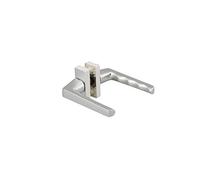 THIRARD Paire de Béquilles sur Rosace Aluminium Sans Trou Carré 7 mm Argent | Vis invisibles, garantie 5 ans