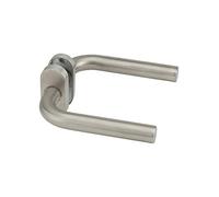 THIRARD Paire de Béquilles sur Rosace Inox Sans Trou Carré 7 mm Aspect Inox | Vis invisibles, garantie 10 ans