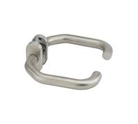 THIRARD Paire de Béquilles sur Rosace Inox Sans Trou Carré 7 mm Aspect Inox | Vis invisibles, garantie 10 ans