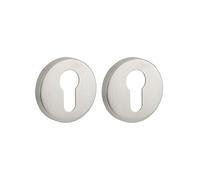 THIRARD Paire de Rosaces de Porte Trou de Cylindre Inox | Vis invisibles, garantie 10 ans