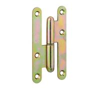 THIRARD - Paumelle de Paris porte d'entrée / d'intérieur, 110x55mm, acier, gauche - THIRARD