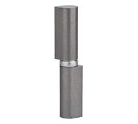 THIRARD - Paumelle de Porte d'Entrée et d'Intérieur à Souder - Acier Zingué - Roulement à Billes - Fixation Facile - Usage Pratique - Design Élégant - H.120 mm - Gris