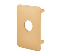 THIRARD Plaque de renfort pour verrou Transit 2 et Capital, epoxy or | Finition epoxy or, compatible verrous Transit 2 et Capital, montage par vis, protection porte, usage intérieur
