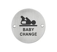 THIRARD - Plaque Signaletique Ø76Mm - Espace Bebe - À Visser - Plaque murale avec signalétique - Accessoires/Equipements - Equipement de Porte