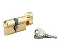 THIRARD, SA, Cylindre de serrure à bouton, 35B x 25 mm, 3 clés incluses