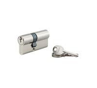 THIRARD, SA, Cylindre de serrure double entrée, 25 x 40 mm, Nickel, 3 clés