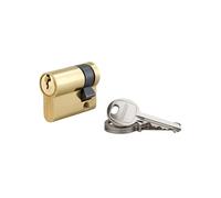 THIRARD - Demi-cylindre de serrure SA, 30x10mm, anti-arrachement, laiton, 3 clés