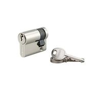 THIRARD, SA, Demi-cylindre de serrure, 30 x 10 mm, Nickel, 3 clés | Protection anti-arrachement, finition nickelée, mécanisme à goupilles, compatible portes de garage et portails