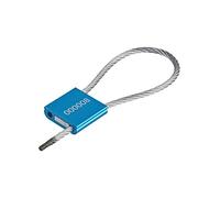 THIRARD - Scellé Métallique - Sachet de 25 Pièces - Corps en Aluminium - Câble Acier Zingué - Fermeture Sécurisée - Conforme à la Norme ISO 17712 - Personnalisation Disponible - 3 x 200 mm