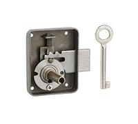 THIRARD - Serrure De Meuble Paris Pour Porte D'ameublement - Gauche - Axe 35 Mm - 60 x 70 Mm - Gris - 1 offre Et Pêne Acier - Sécurité Pour Meubles