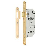 THIRARD Serrure Encastrable, Axe 40 mm, Bouts Ronds, NF, Têtière Laitonnée | Modèle Monomax, Pour Porte Intérieure, Carré 7 mm, 68x147.5 mm, Réversible Droite/Gauche, 1 Point de Fermeture, Zinc