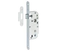 THIRARD - Serrure encastrable pour porte intérieure, axe 40mm, bouts ronds, zinc - THIRARD