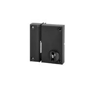 THIRARD Serrure Verticale en Applique Double Entrée, Gauche, Axe 45 mm | Pour Porte de Cave, 75x130 mm, Pêne Seul, Entraxe 110 mm, Boîtier Seul, Cylindre Non Fourni, 1 Point de Fermeture, Acier