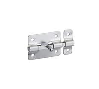 THIRARD Targette Acier Chromée | targette de porte, acier, finition chromée, meuble, gris, montage en applique, pose réversible