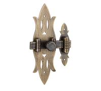THIRARD Targette Acier Patiné RUSTIQUE | targette de porte, acier, finition patiné, meuble, doré, montage en applique, pose réversible