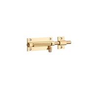THIRARD Targette Laiton Laitonnée | targette de porte, laiton, finition laitonnée, meuble, doré, montage en applique, pose réversible