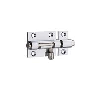 THIRARD Targette Laiton Laitonnée | targette de porte, laiton, finition laitonnée, meuble, gris, montage en applique, pose réversible