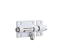 THIRARD - Targette, laiton poli blanc, pêne Ø 8mm, 40x30mm