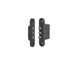 THIRARD - Transmetteur de Courant - 3 Plots - 24V 2A - Noir - Gâche Électrique - Verrouillage Sécurisé - Installation Facile - Compatible avec Serrures - Réversible - Pour Porte