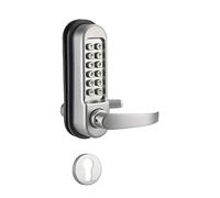 Verrou à combinaison mécanique pour serrure encastrable pour porte intérieure, carré 7mm, chromé mat - THIRARD