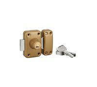 THIRARD Verrou à Double Entrée Acier Cylindre 45 mm Verni TRANSIT 2 | verrou double entrée, cylindre 45 mm, acier, finition verni, 4 clés, porte d'entrée, fabrication française, bronze