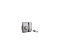 THIRARD Verrou à Double Entrée Acier Cylindre 45 mm Verni UNIVERSEL | verrou double entrée, cylindre 45 mm, acier, finition verni, 4 clés, porte d'entrée vitrée, fabrication française, gris