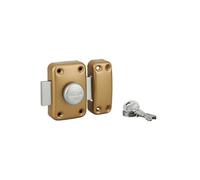 THIRARD Verrou Boîtier Acier Cylindre 40 mm Verni | verrou boîtier, cylindre 40 mm, acier, finition verni, 3 clés, porte d'entrée non vitrée, fabrication française, bronze