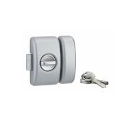 THIRARD - Verrou pour porte d'entrée Universel 6 goup. 45 mm argent 4 clés réversible
