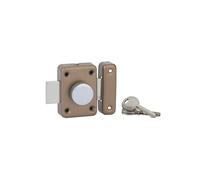 Thirard Verrou VSPM cylindre 35 mm pour porte intérieure - bronze, bouton chromé, 3 clés