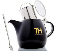 Thiru Théière avec passoire - 1200ml - Fait main - Porcelaine - Théière