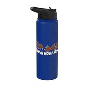 This Is How I Roll Kiwi Bird NZ New Zealand Bird Funny Stainless Steel Insulated Water Bottle