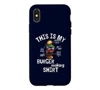 This is My Burger Shirt Hamburger Cheeseburger Ingrédients Coque pour iPhone X/XS