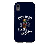 This is My Burger Shirt Hamburger Cheeseburger Ingrédients Coque pour iPhone XR