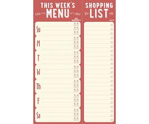 This Week's Menu Note Pad: 60 Sheets