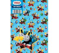 Thomas & Friends Lot de 6 feuilles de papier cadeau 6 étiquettes 70 x 50 cm Produit officiel