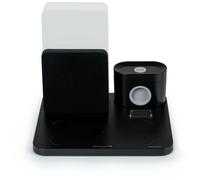 Réveil Lumineux & Station de charge 4 en 1 Noir G