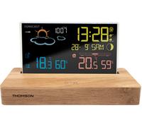 Thomson CT610 station météo numérique Bois LCD AC/Batterie