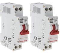 Thomson Disjoncteur à vis PH+N 32A NF Pouvoir de coupure 4.5KA (Lot de 2)