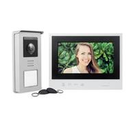 THOMSON Smart Bracket 2 Visiophone Filaire 2 Fils, Écran Tactile 7" | écran tactile 7 pouces, diagnostic LED mural, badge RFID inclus, vision nocturne couleur, mémoire 100 photos, double commande