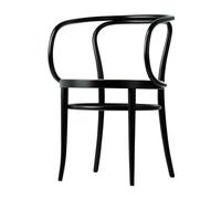 Thonet Chaise 209/209 M - cannage en plastique - Décapé noir