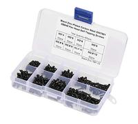 Thonlai Assortiment de Vis Autotaraudeuses en Acier Inoxydable, Jeu de | Acier Inoxydable Haute Résistance, Filetages de Précision pour Plastique, Bois, Métal Mou, organisé dans un étui de