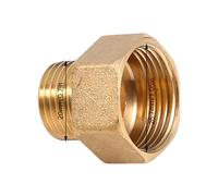 Thonlai Réducteur de Douille Hexagonale pour Tuyau D'eau en Laiton, | Raccord de Tuyau en Laiton, Adaptateur pour Compteur D'eau et Purificateur, étanche, Résistant à la Corrosion, 1/2-3/4 BSPT
