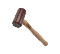 THOR Marteau en peau brute, rond Ø x l 38 x 75 mm, 170 g, avec manche en bois