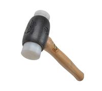 Marteau THOR avec inserts super plastique, rond (Ø) 44 mm, 1.300 g, avec manche en bois