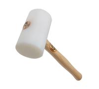 THOR Super marteau en plastique, rond Ø x l 70 x 123 mm, 650 g, avec manche en bois