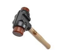 Marteau THOR avec inserts en peau brute, démontable, rond (Ø) 44 mm, 1.550 g, avec manche en bois