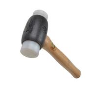 Marteau THOR avec inserts super plastique, rond (Ø) 44 mm, 1.300 g, avec manche en bois
