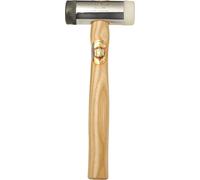 THOREX Marteau avec inserts en nylon, rond (Ø) 44 mm, 900 g, avec manche en bois