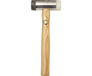 THOREX Marteau avec inserts en nylon, rond (Ø) 44 mm, 900 g, avec manche en bois